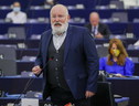 Frans Timmermans al Parlamento europeo (ANSA)