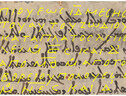  il testo più antico sottostante ricostruito al computer (Fonte: Museum of the Bible (CC BY-SA 4.0) (ANSA)