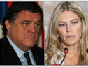 L'ex europarlamentare del PD, Antonio Panzeri e l'ex vicepresidente del Parlamento Ue, Eva Kaili (ANSA)