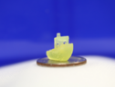 Una barca ottenuto con la nuova tecnica di stampa 3D (fonte: Dan Congreve) (ANSA)