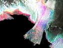 Un'immagine dell'Antartide occidentale ottenuta dal satellite Sentinel-1 del programma Copernicus (Fonte: Copernicus EU/ESA, processed by Dr Frazer Christie, Scott Polar Research Institute, University of Cambridge) (ANSA)