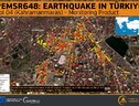 I danni rilevati nell’area di Kahramanmaras in Turchia (fonte: Ue, Copernicus Sentinel-2) (ANSA)