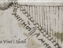 Il disegno di Leonardo nel Codice Arundel (fonte: Gharib et al., Leonardo 2022) (ANSA)