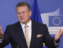 Il vicepresidente della Commissione europea con delega al Green Deal Maros Sefcovic (ANSA)