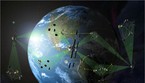 Rappresentazione artistica della rete di satelliti nell'orbita terrestre (fonte: MaxPixel's contributors) (ANSA)