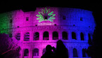 Il Colosseo si illumina per la Giornata Mondiale delle Malattie Rare (ANSA)