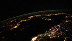 L'area del Mediterraneo fotografata dalla Stazione Spaziale (fonte: NASA) (ANSA)