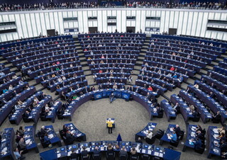 Sessione plenaria del Parlamento Ue a Strasburgo (ANSA)