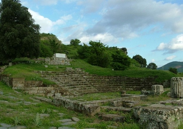 Le rovine del teatro romano a Tuscolo (fonte: Renato Clementi) © Ansa