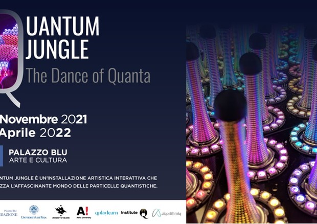 L'installazione di Robin Baumgarten dedicata alla fisica quantistica © ANSA