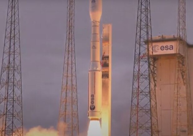 Il primo lancio di Vega C (fonte: Esa Tv) © Ansa