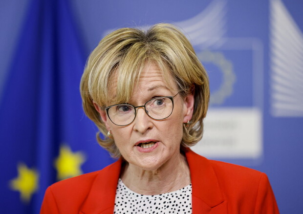La Commissaria europea per la finanza sostenibile Mairead McGuinness © EPA