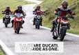 Ducati, #WeRideAsOne celebra le 'rosse' di Borgo Panigale (ANSA)