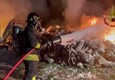 Olbia, a fuoco un deposito di legna da ardere: distrutti tre mezzi (ANSA)