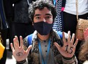 Un giovane attivista a Glasgow (ANSA)