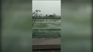 Tornado e nubifragio a Catania, distrutto un campo sportivo (ANSA)