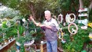 ll tesoro verde di Gino Gagliardi: a 96 anni cura il giardino dei sogni (ANSA)