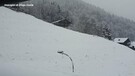 Maltempo, Dolomiti bellunesi: la neve ricopre Falcade (ANSA)