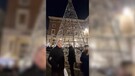 Grosseto, accese le luci dell'albero di Natale (ANSA)