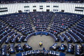 Sessione plenaria del Parlamento Ue a Strasburgo (ANSA)