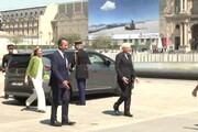 Mattarella e Macron visitano 'Naples a Paris' al Louvre