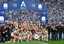 Juventus Women premiate per il 5/o scudetto di fila (ANSA)