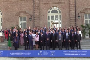 Consiglio d'Europa, al via i lavori alla Reggia di Venaria con i ministri degli Esteri (ANSA)