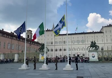 2 giugno a Torino, le cerimonie in piazza Castello (ANSA)