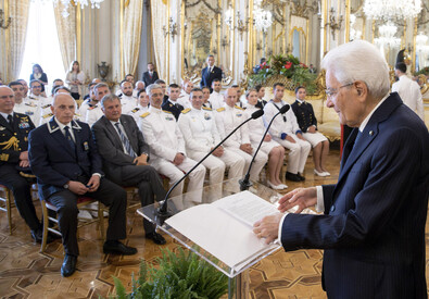 Mattarella riceve il Capo di stato maggiore della Marina (ANSA)