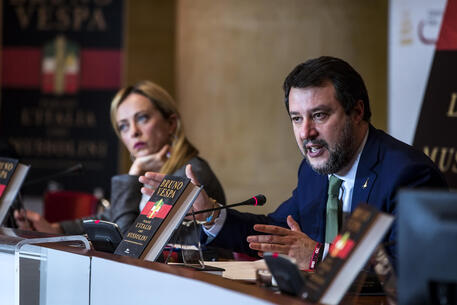 Matteo Salvini e Giorgia Meloni (archivio) © ANSA