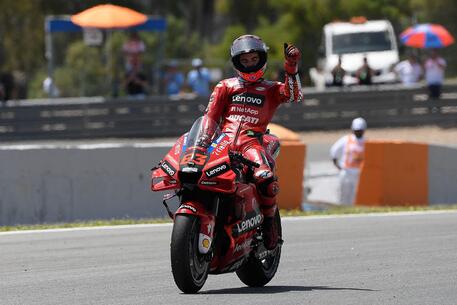 Moto: Spagna; festa Ducati, a Jerez vince Bagnaia © AFP