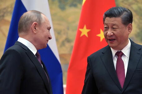 Putin e Xi in una foto d'archivio © EPA