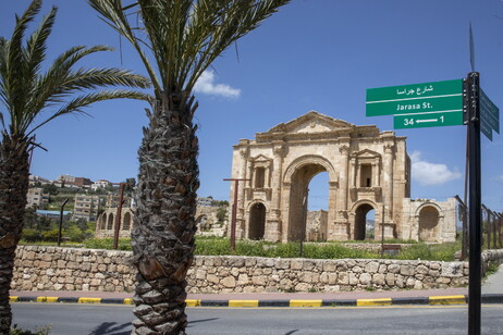 Il sito romano di Jerash in Giordania