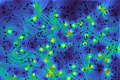 Turbulent motion in a quantum fluid (Credit: Cnr)