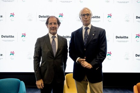 Il Chief Executive Officer di Deloitte Pompei e il presidente del Coni Malagò