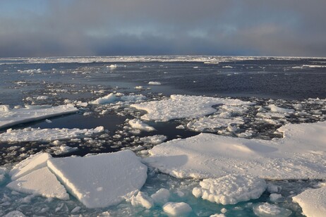 Ghiacci nell'oceano Artico (fonte: Patrick Kelley, da Wikipedia)