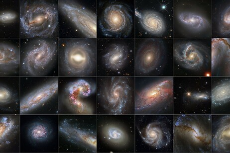 Galaxies photographed by the Hule Space Telescope (credit: NASA, ESA, da Wikipedia)