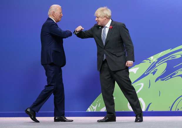 Boris Johnson e Joe Biden© EPA>