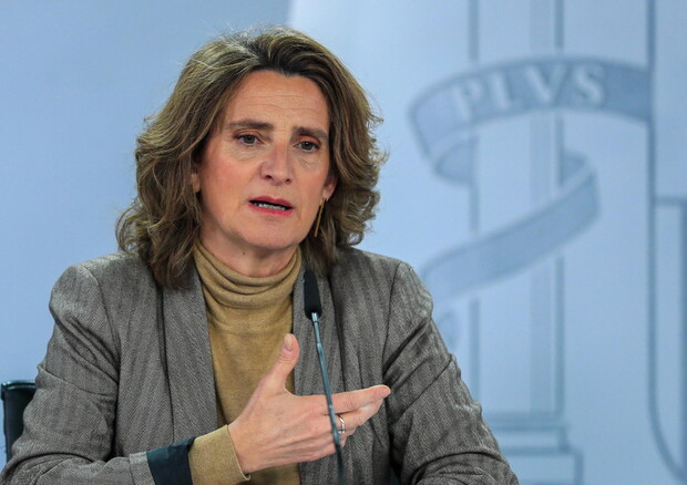 La vicepremier e ministra dell'Ambiente spagnola, Teresa Ribera © EPA