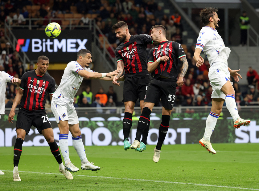 Soccer; serie A: Ac Milan vs Sampdoria - RIPRODUZIONE RISERVATA