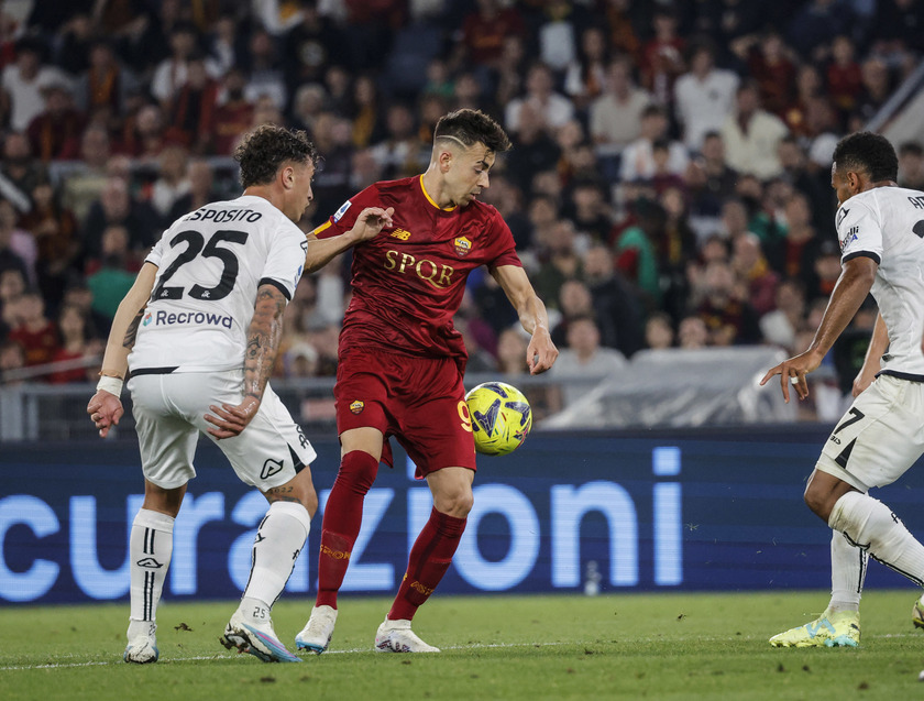 Serie A soccer match between AS Roma vs ASC Spezia - RIPRODUZIONE RISERVATA