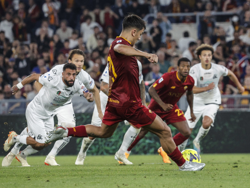 Serie A soccer match between AS Roma vs ASC Spezia - RIPRODUZIONE RISERVATA
