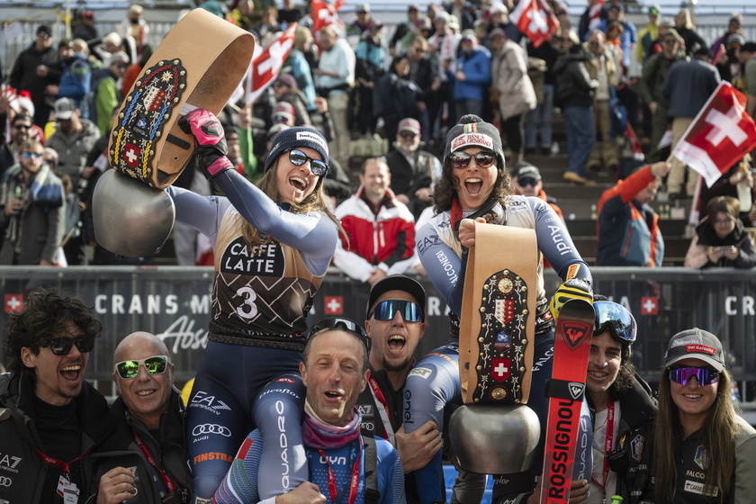 FIS Alpine Skiing World Cup in Crans Montana - RIPRODUZIONE RISERVATA