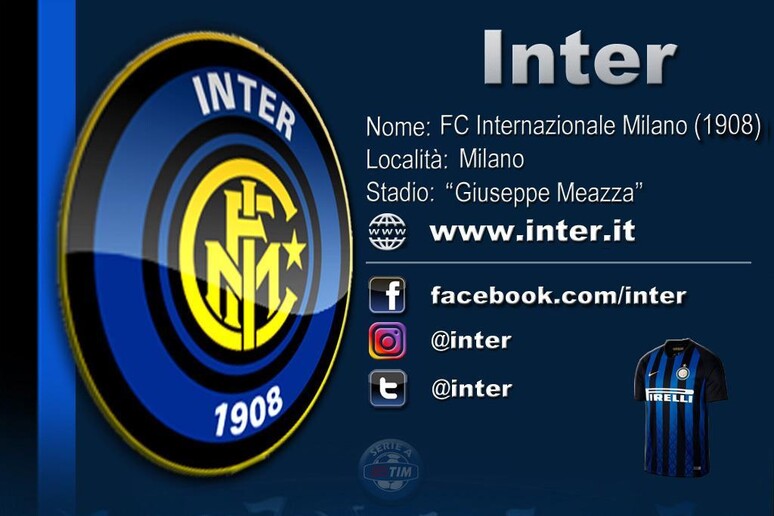 Serie A 2018-2019: Inter - RIPRODUZIONE RISERVATA