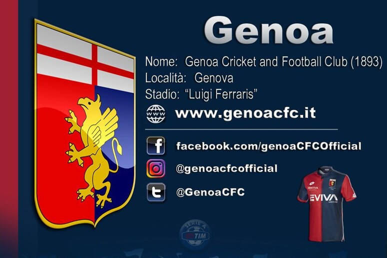 Serie A 2018-2019: Genoa - RIPRODUZIONE RISERVATA