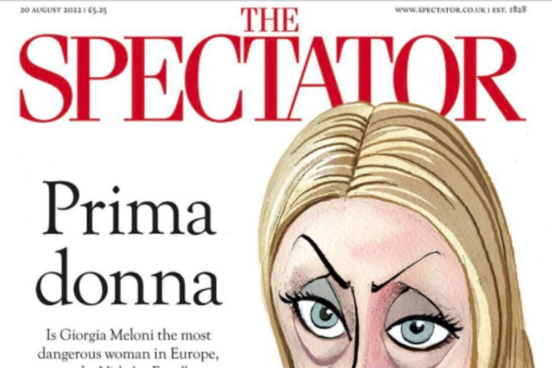 La copertina del settimanale britannico The Spectator - RIPRODUZIONE RISERVATA