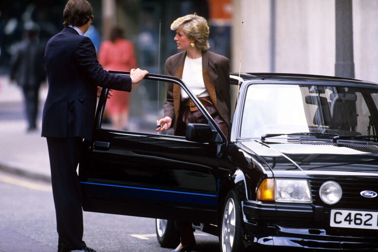 Lady Diana, all 	'asta la sua personale Ford Escort RS - RIPRODUZIONE RISERVATA