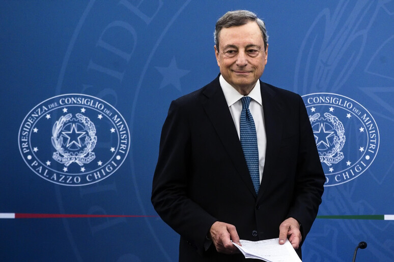 Draghi - RIPRODUZIONE RISERVATA