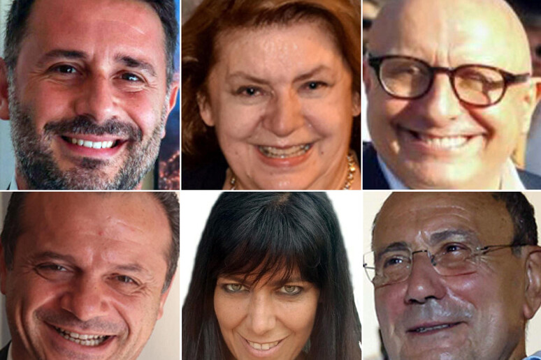 I candidati a presidente della Regione Sicilia - RIPRODUZIONE RISERVATA