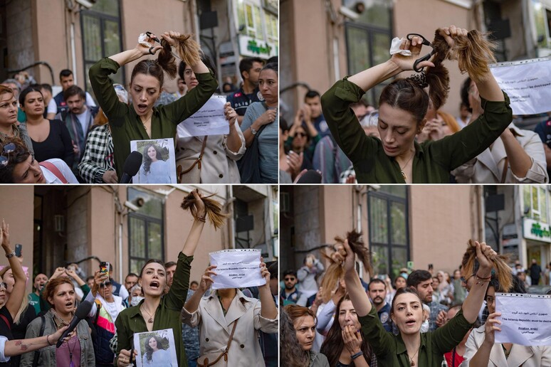 Ancora proteste per la morte di Mahsa © ANSA/AFP
